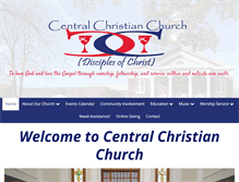 Tablet Screenshot of centralchristianspringfield.org